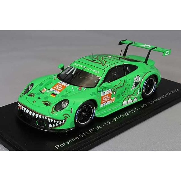 S8762 1/43 Porsche 911 RSR - 19 No.56 PROJECT 1 - AO Le Mans 24H 2023 –  Central Line セントラルライン