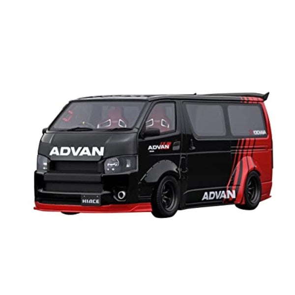 IG2805 イグニッションモデル 1/18 T・S・D WORKS HIACE Black/Red