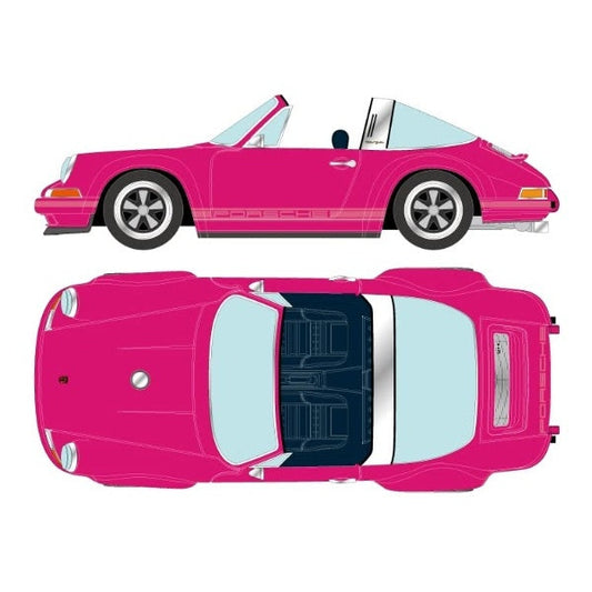 TM002I Titan64 1/64 Singer 911 (964) Targa ルビーストーンレッド