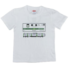 山手線Tシャツ 17 新宿駅 (100)