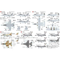 S59 1/700 現用アメリカ軍用機セット2