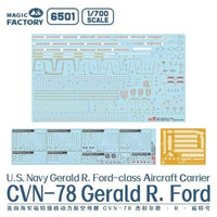 MGF6501マジックファクトリー1/700ジェラルド・R・フォード級航空母艦 CVN-78 USS ジェラルド・R・フォード (アップグレード版)