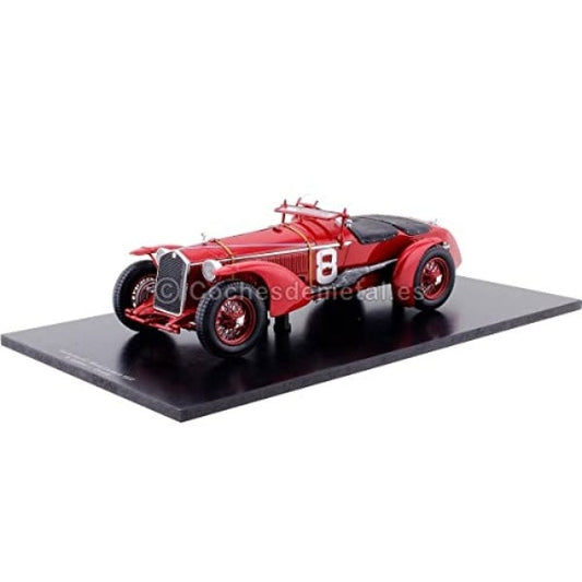 18LM32 1/18 Alfa Romeo 8C No.8 Winner Le Mans 1932 R. Sommer - L. Chinetti (Reproduction)