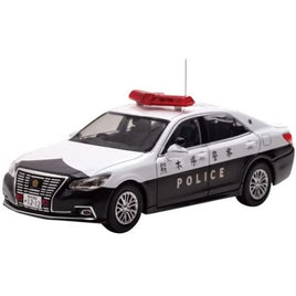 H7431904 RAI'S 1/43 トヨタ クラウン ロイヤル (GRS210) 2019 熊本県警察所轄署交通課車両 (北61)