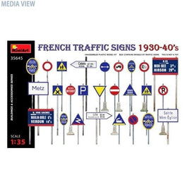 ミニアート MA35645 1/35 道路標識 フランス1930~40年代