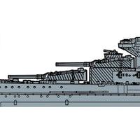 艦船-13 EX-1 1/350 艦船モデルシリーズ №13 EX-1 日本海軍戦艦 榛名 特別仕様(ダズル迷彩)