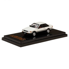 HJ641035AWK HJ64 1/64 Toyota COROLLA LEVIN A86 GT APEX 2 DOOR White / Black